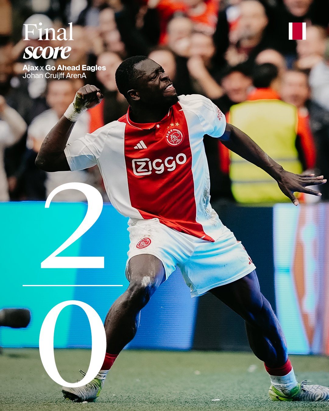 王者歸來！阿賈克斯豪取荷甲8連勝&領(lǐng)先第二5分，上賽季一度墊底