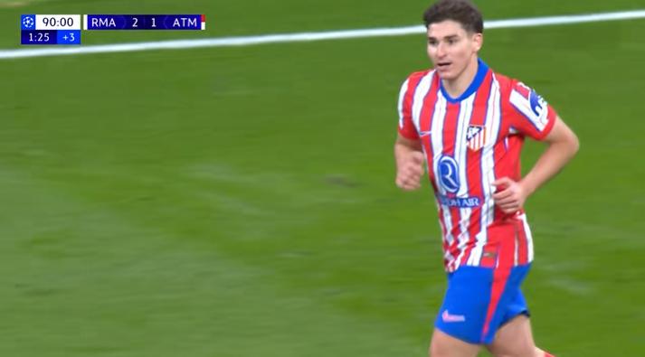 拼勁十足！打滿全場的小蜘蛛補時還在逼搶皇馬后防，差點拼得角球