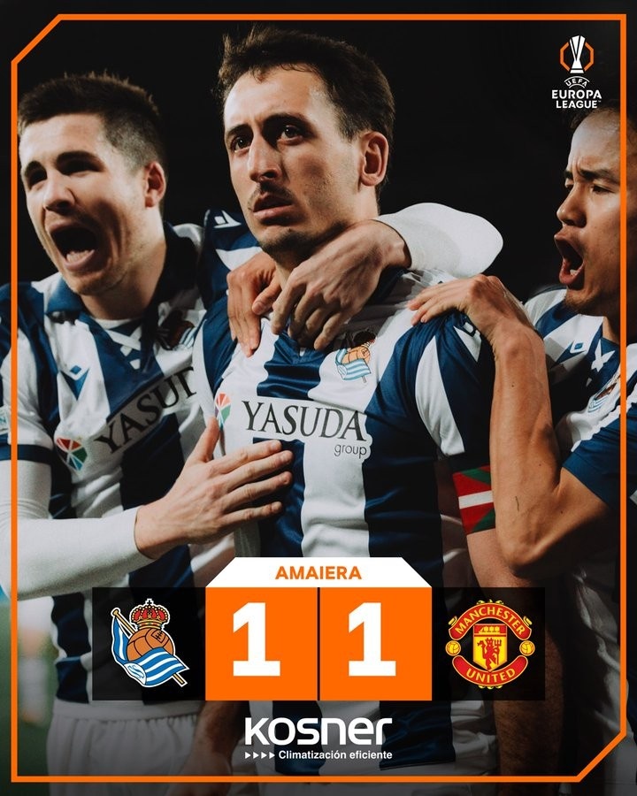 3負(fù)2平！皇社共計(jì)5次在歐戰(zhàn)主場(chǎng)面對(duì)曼聯(lián)，至今仍未取得勝利