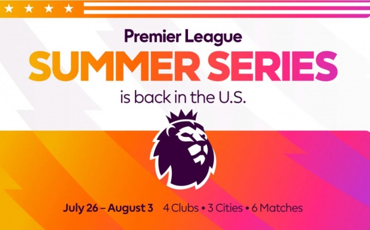 英超官方：伯恩茅斯、埃弗頓、曼聯(lián)、西漢姆將參加今年美國季前賽