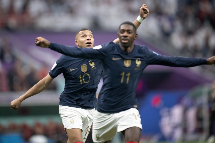 RMC談法國陣型：登貝萊可能居中踢10號位 姆巴佩、穆阿尼搭檔鋒線