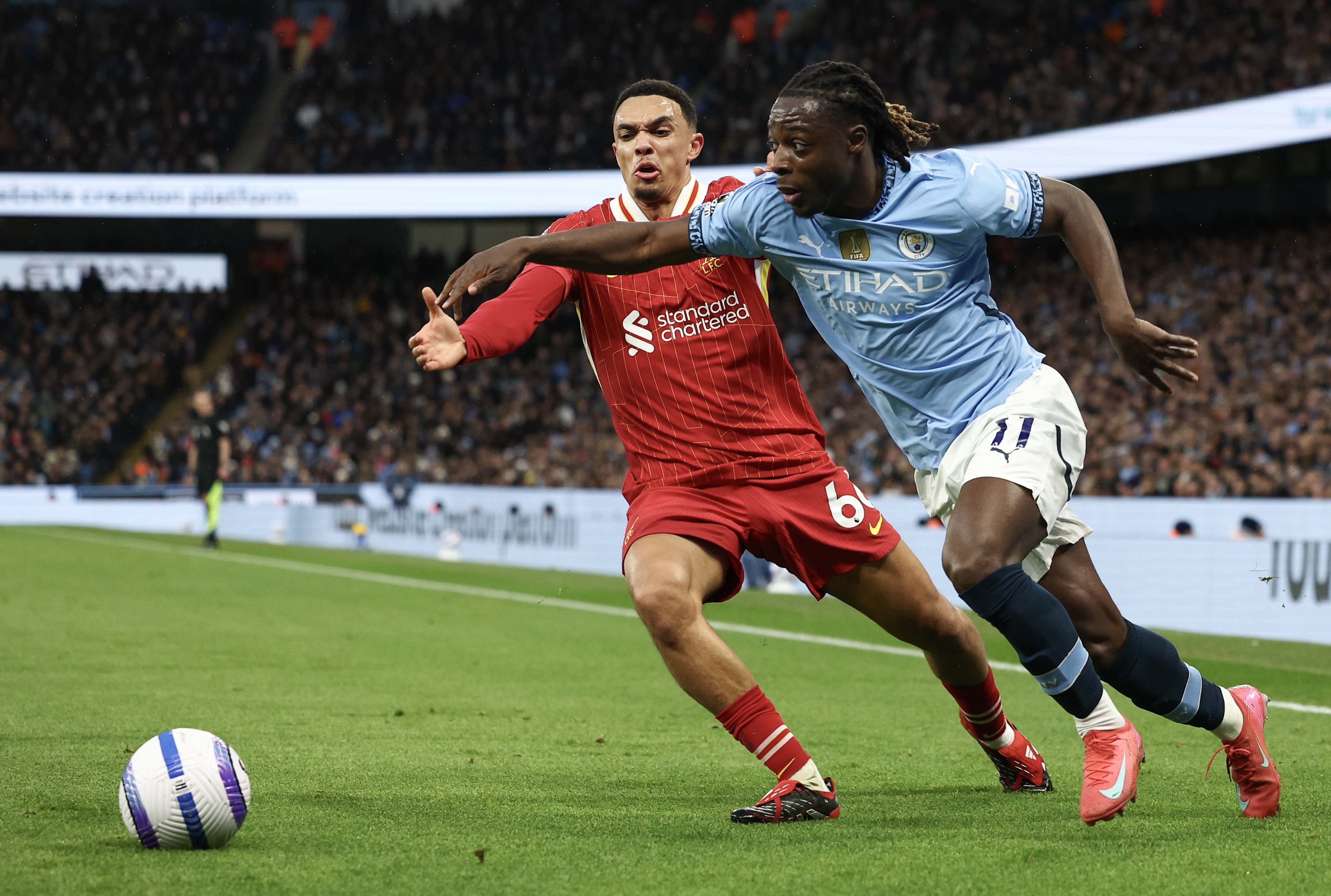 本賽季英超被過次數(shù)榜：阿諾德51次最多，恩佐、麥卡在列